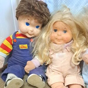 My Buddy, Kid Sister Dolls, Playskool With Clothes, Need ALOT Of Cleaning & TLC
